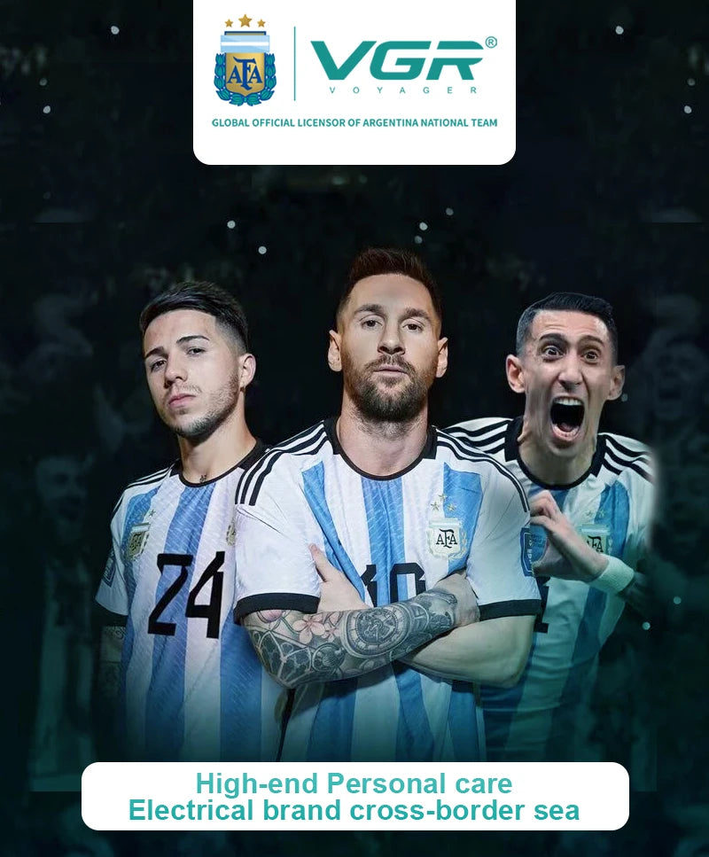 VGR 353 Beard Shaver Professional Hair Trimmer Electric Face Shaving Machine Men's USB Charging Safety Face Shaver for Men