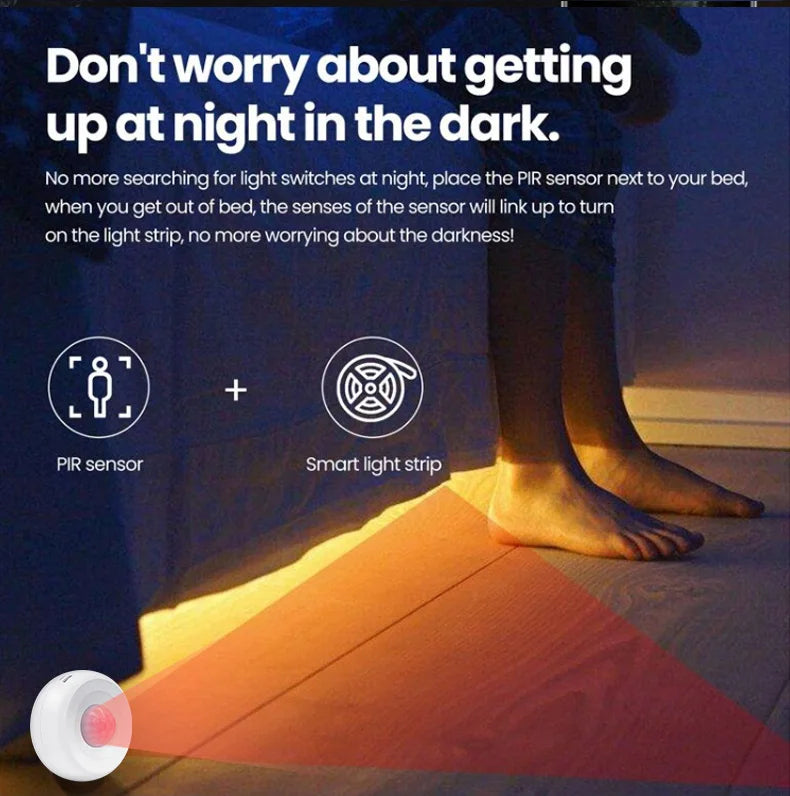 Tuya WiFi Smart PIR Motion Detection Sensor Security Burglar Alarm Sensor Smart Life App Control Support Alexa Google Home