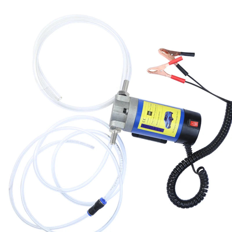 Pompa di trasferimento olio portatile 12V/24V per auto, motociclette e barche