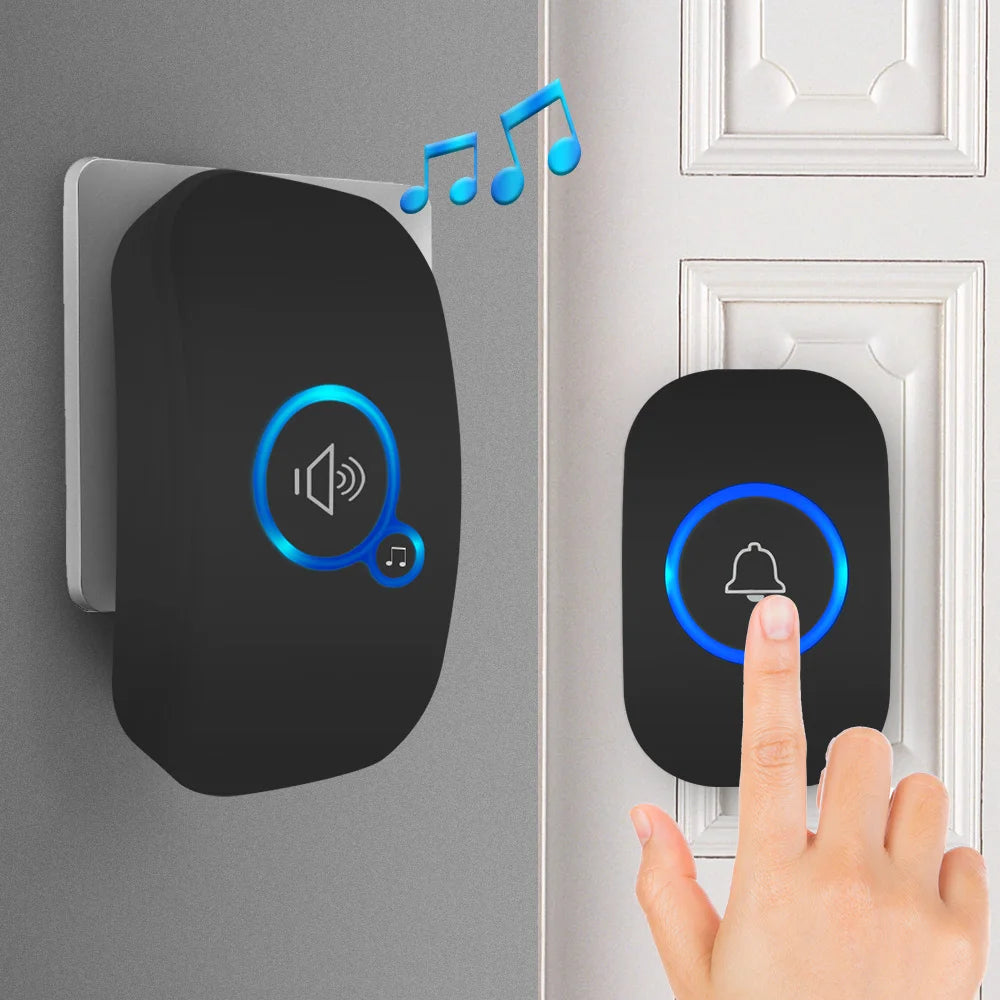 Wireless Doorbell with 32 Ringtones and 4 Volume Levels