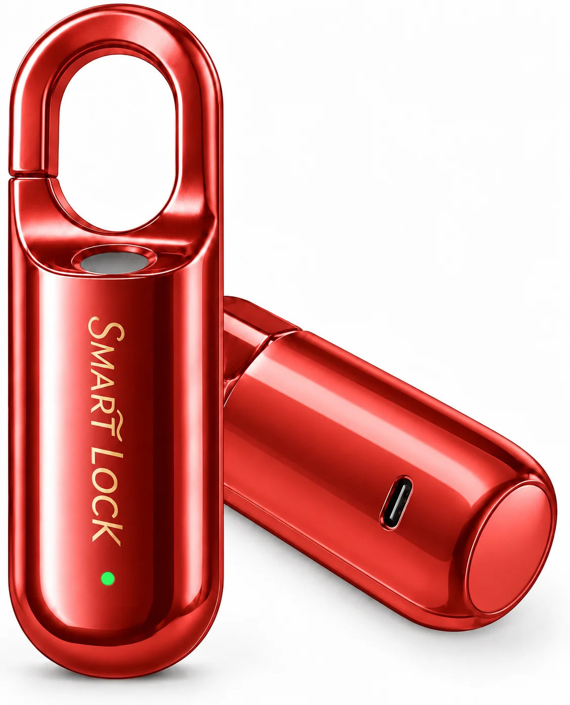 Mini Smart Fingerprint Lock Biometric Keyless Thumbprint Padlock School Gym Locker Small Rechargeable Electronic Locks