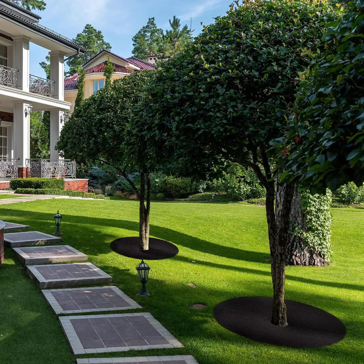 Non-woven boomstrokenmulchring — maatopties