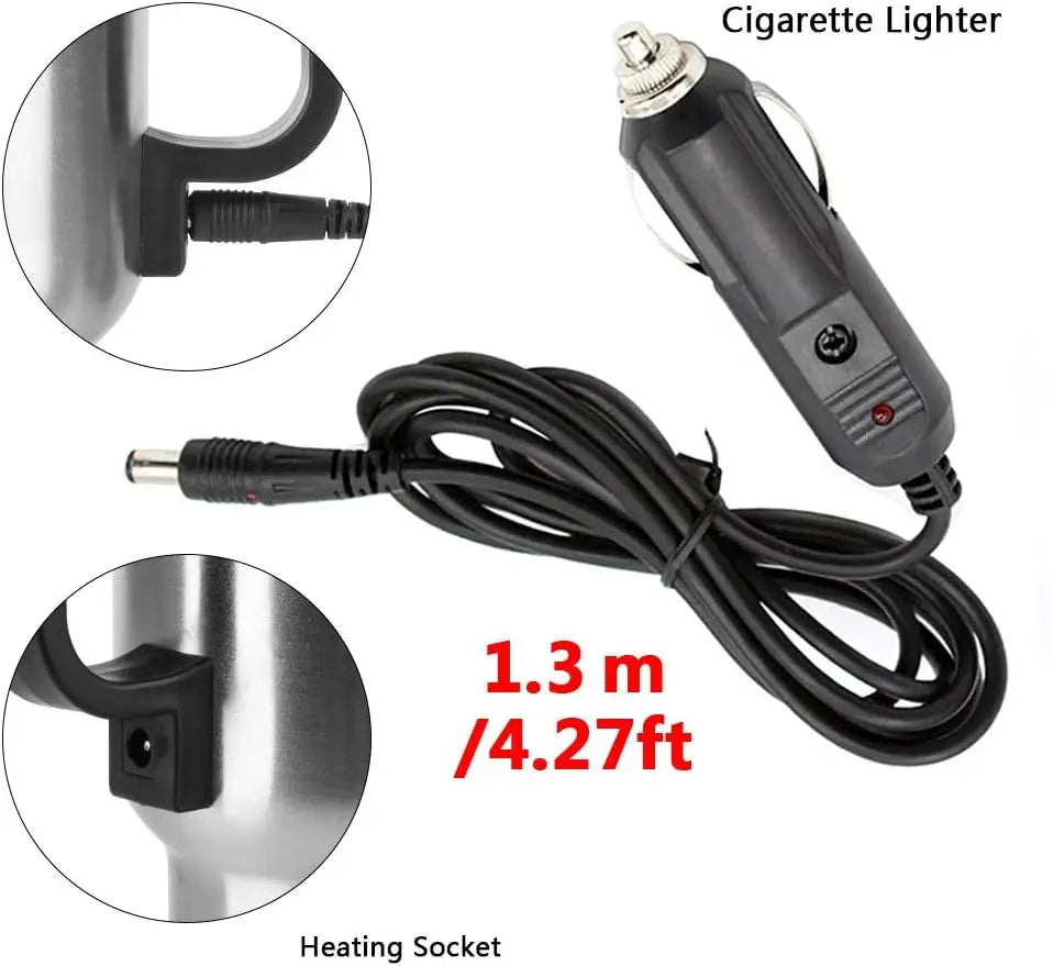 12V Electric Car Heating Cup 450ml for Warm Drinks on the Road
