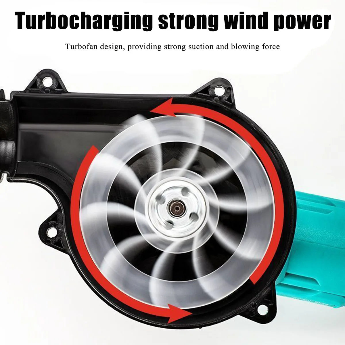 Mini Blower Attachment for Compatible Angle Grinders