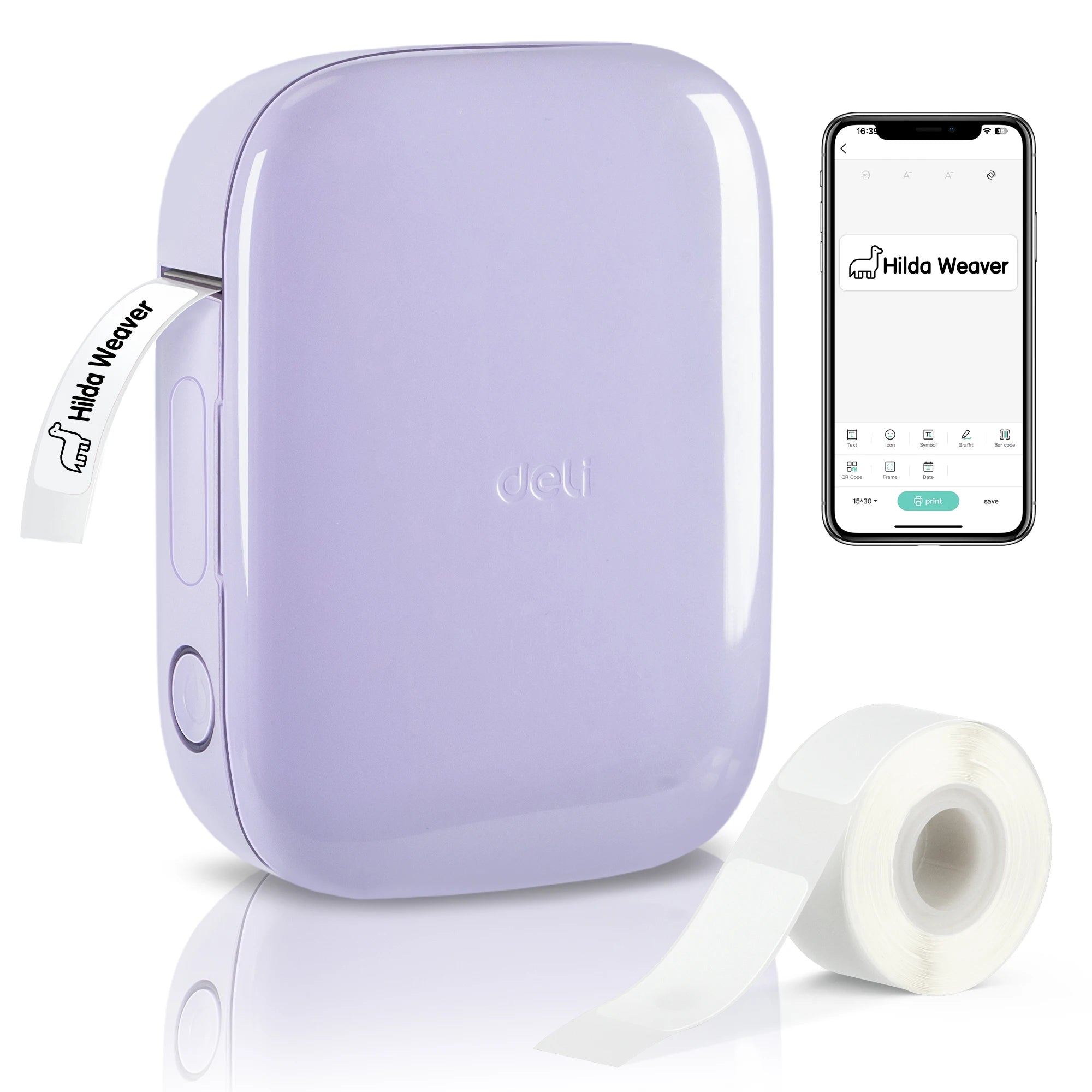 Prenosný Bluetooth štítkovač pre organizáciu doma a v kancelárii
