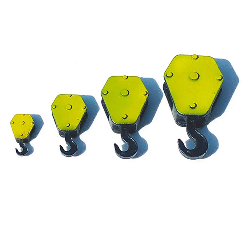 Unpainted Resin Crane Hook Model, Four Size Options