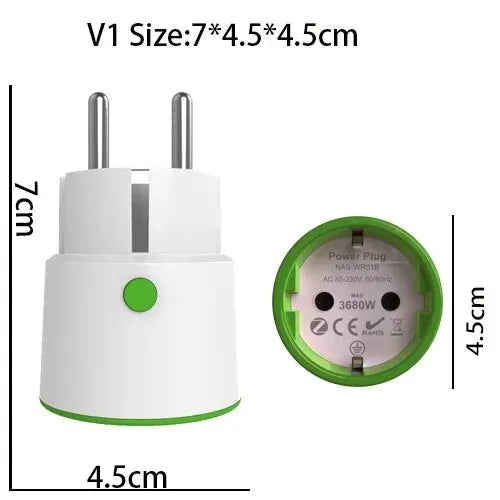 EU Zigbee Smart Plug with Energy Monitoring
