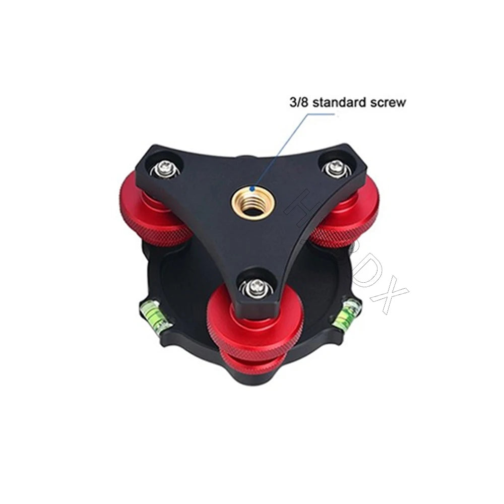Camera Tripod Levelling Base with Bubble Level