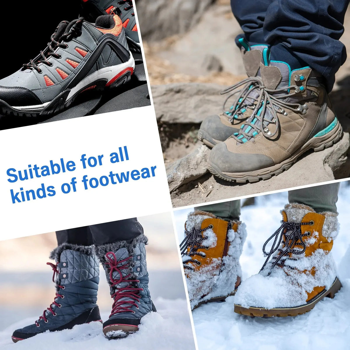 32-Spike Winter Traction Cleats - Pair with Bag