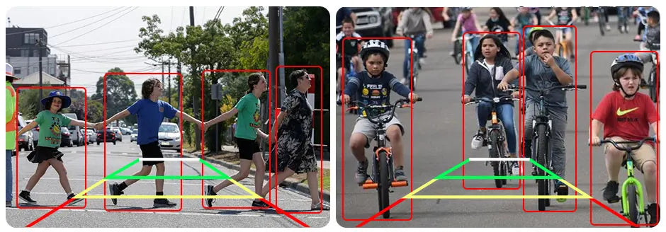 GreenYi 5G WiFi HD Solar Car Camera 100M Magnetic Base Wireless AI Blind Spot Alarm Backup For Bus Van Truck RV Front Rear View