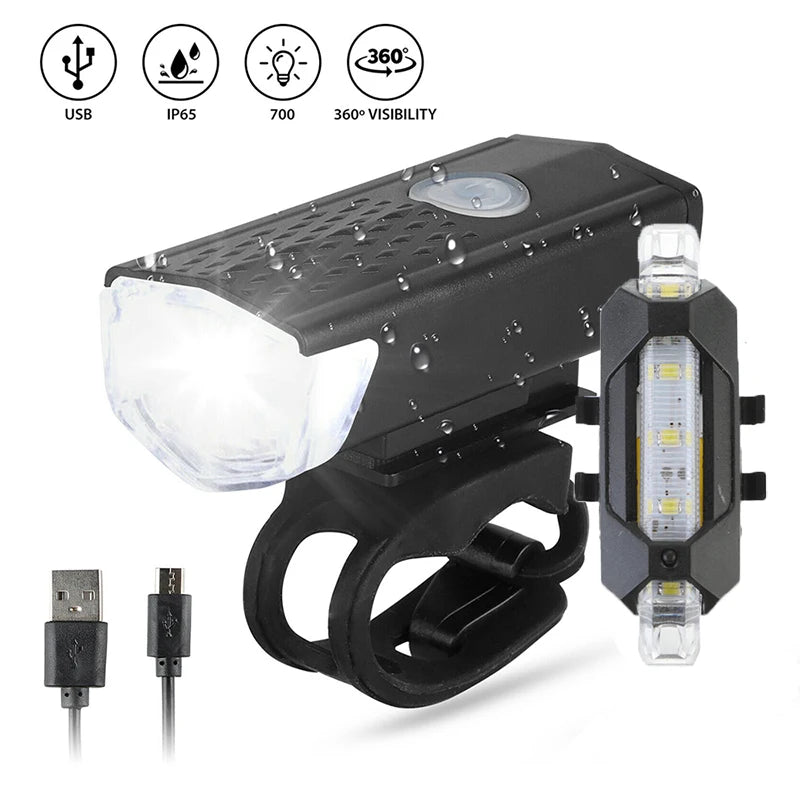 USB-oplaadbare fietslamp opties