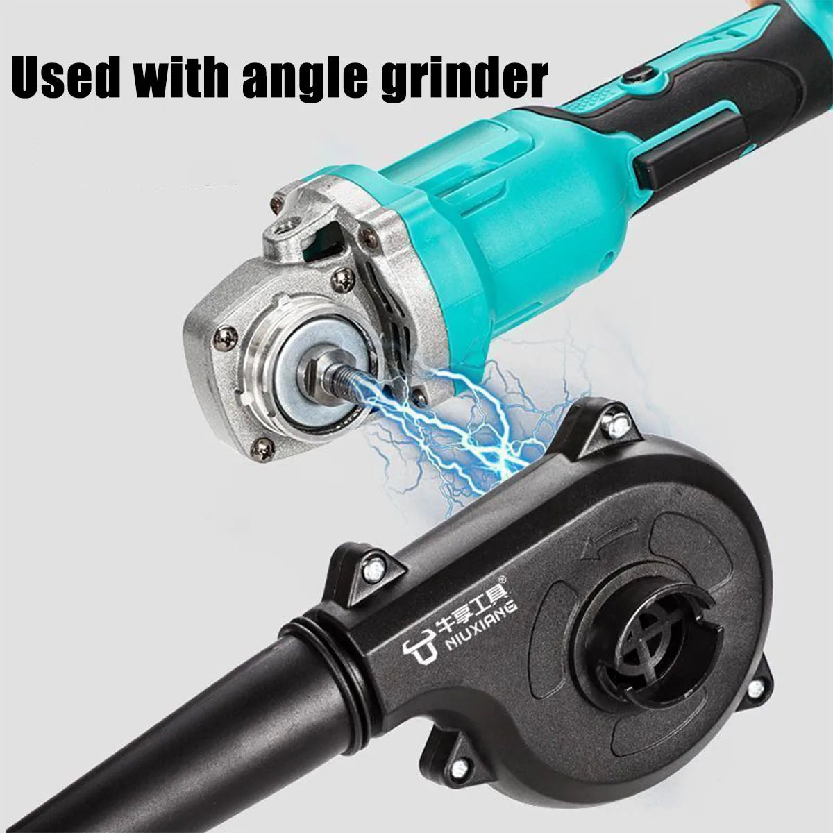 Mini Blower Attachment for Compatible Angle Grinders