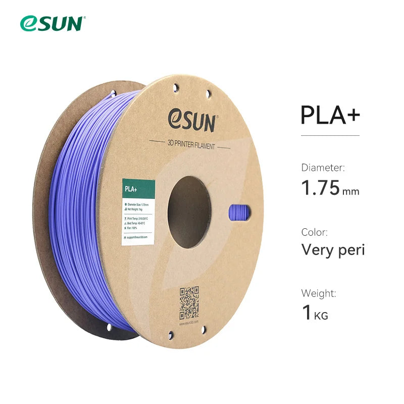 Filamento PLA+ para impressora 3D, 1.75 mm, bobina de 1 kg