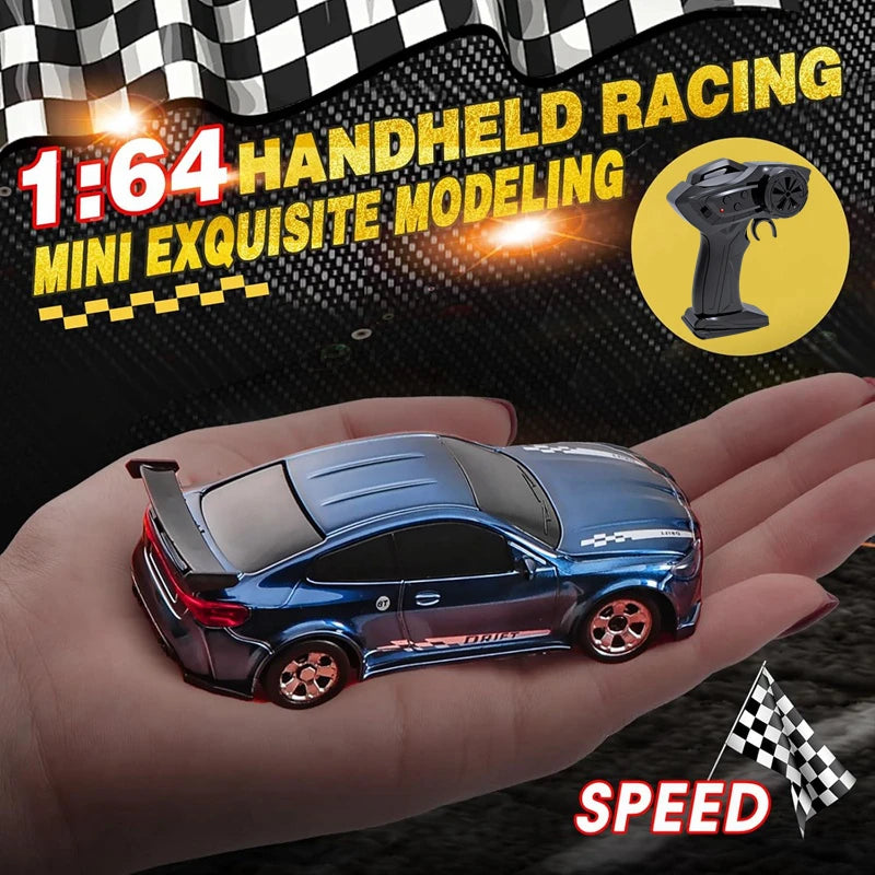 1/64 High‑Speed Drift RC Car 4WD Mini Racing Model