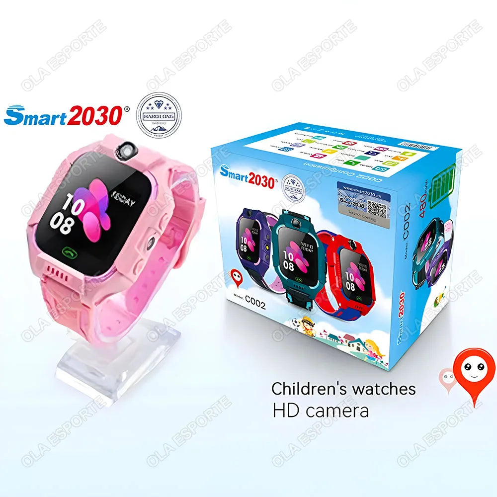 Montre connectée d’enfants avec appels 2G et bouton SOS