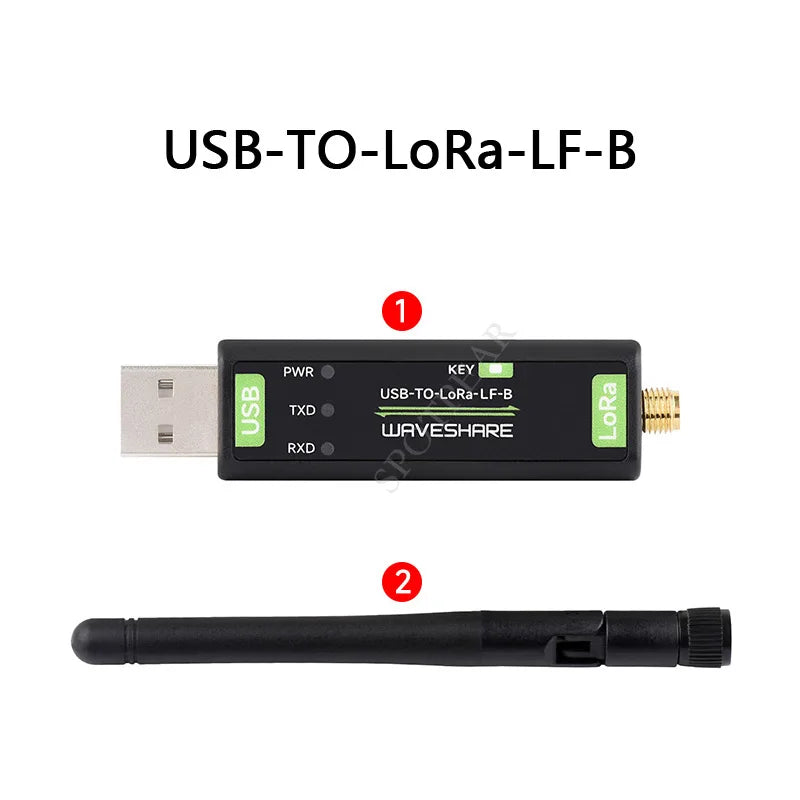 Dátový modul USB-to-LoRa SX1262 - možnosti pásma