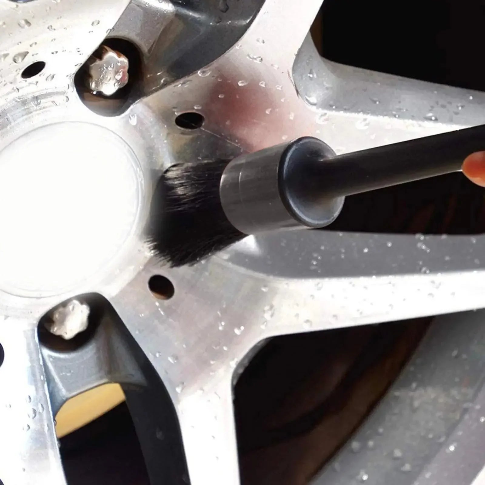 1/5x Car Detailing Cleaning Brushes Soft Detail Brush Wheel Cleaner Auto Dust Removal Brush Car Interior Exterior Accessories