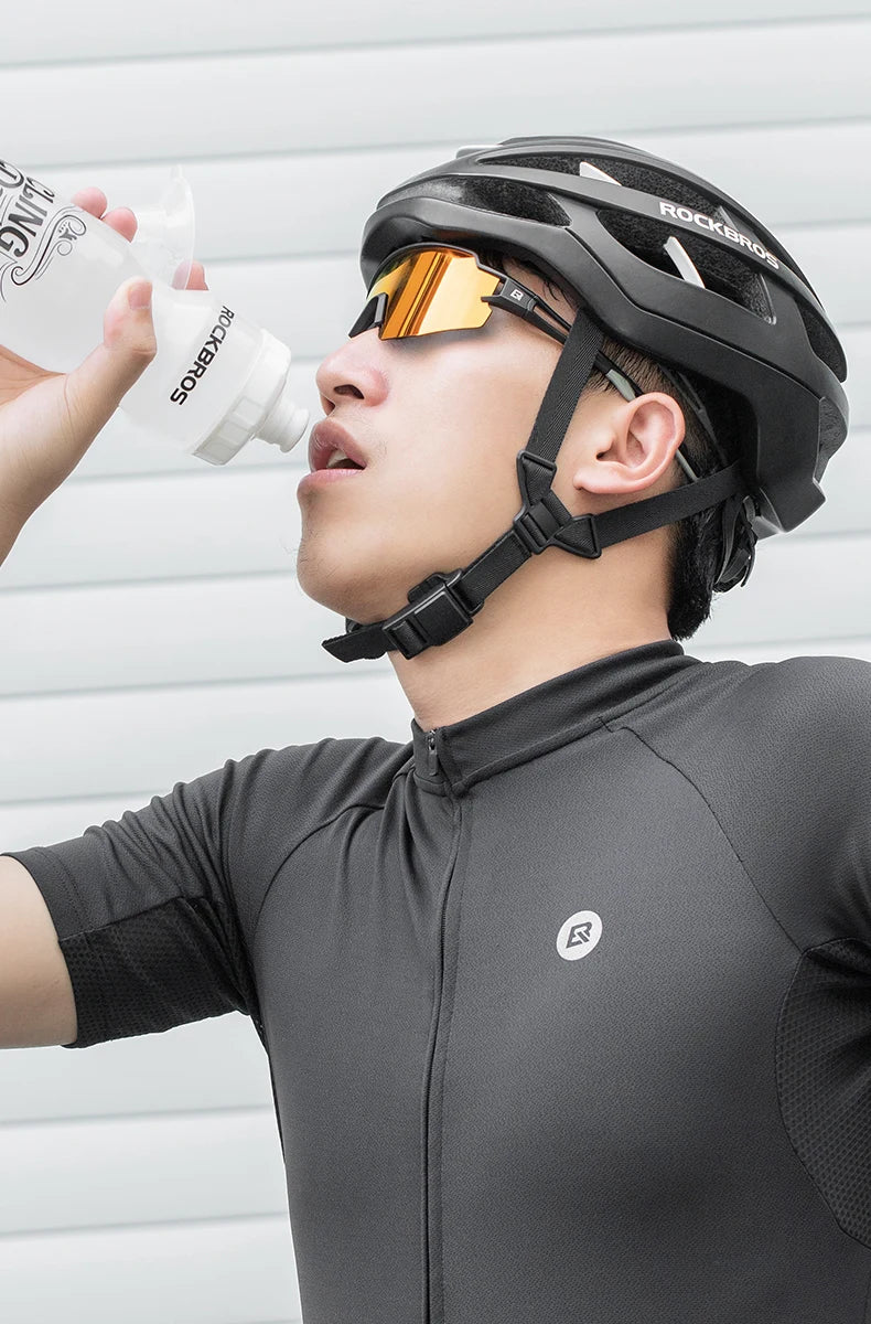 Occhiali da ciclismo ROCKBROS polarizzati con protezione UV400, occhiali da sole per bicicletta unisex fotocromatici, occhiali MTB e da strada