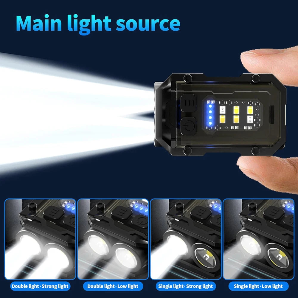 Magnetic Rechargeable LED and COB Pocket Light