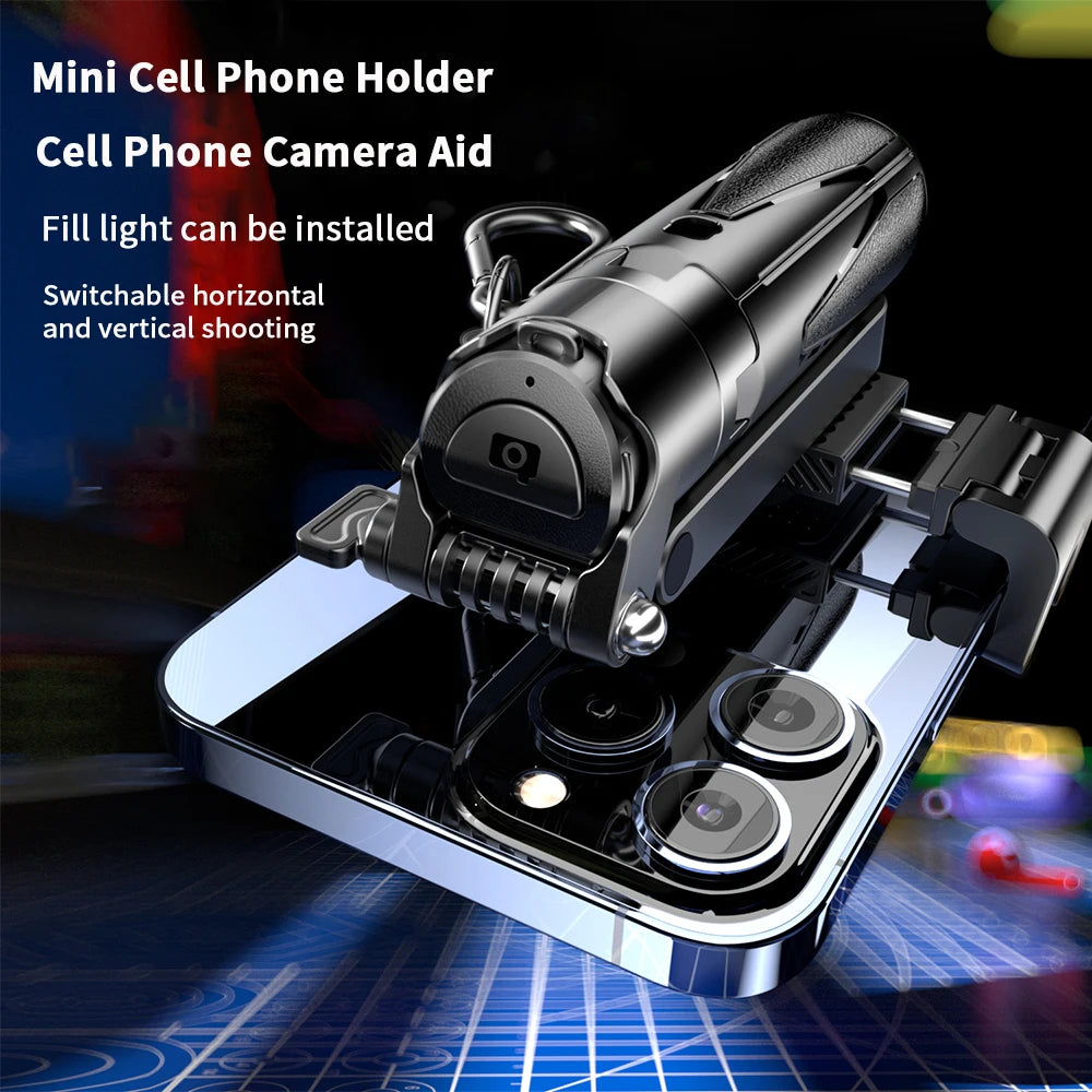 Mobile selfie stick handle, tripod photography tool handheld stabilizer shooting assistant multifunctional travel portable stand