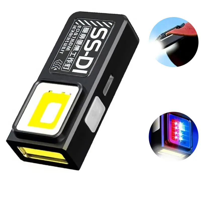Mini Rechargeable Clip Light with Magnet