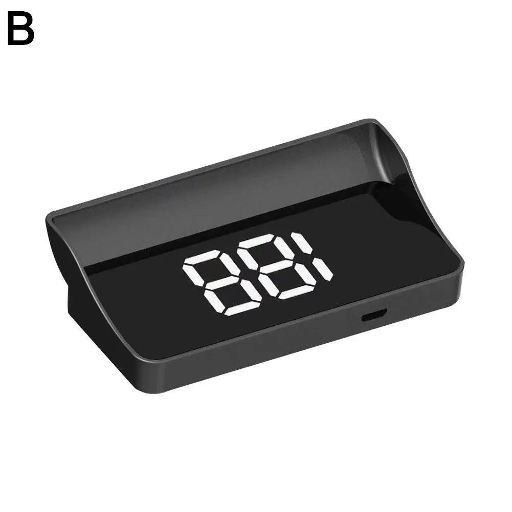 GPS Windscreen Head-Up Speed Display, Green or White LED