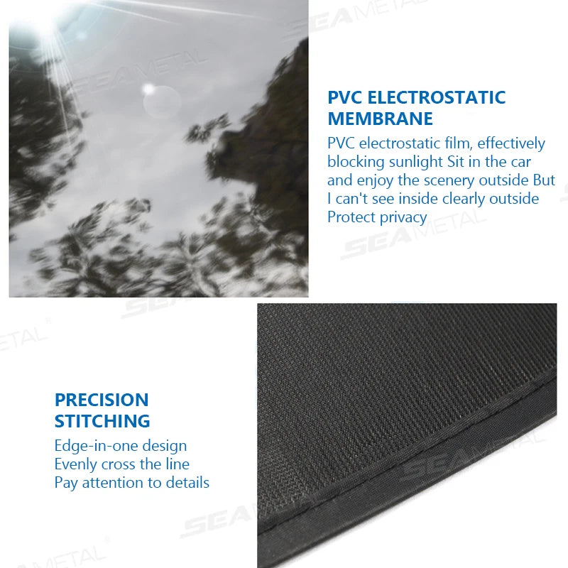 BLALION 2‑Pack Car Window Sunshade Mesh Protector