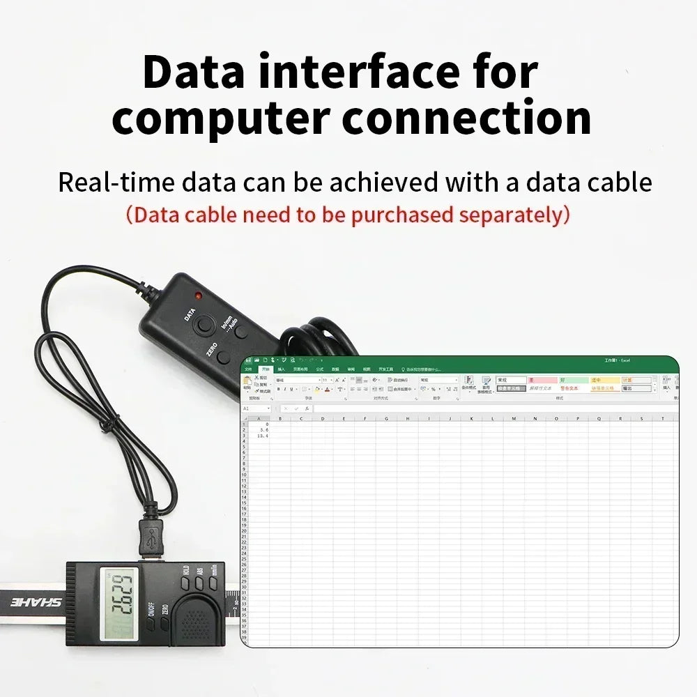 Vertical Digital Linear Scale - 100-300mm Options