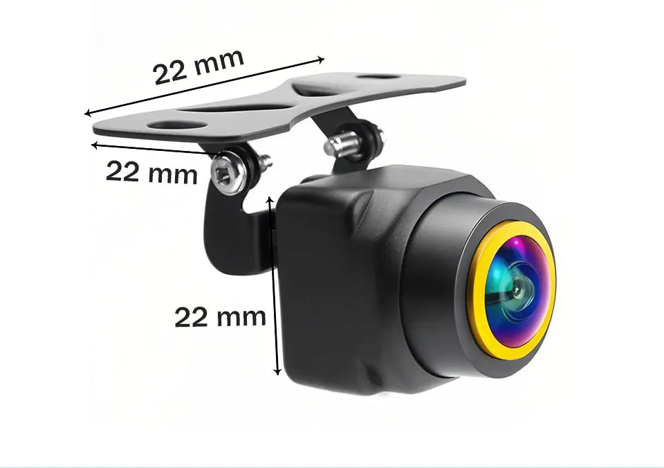 QMKJ Universal 4K AHD 1080P Intelligent Dynamic Trajectory Car Rear View Camera 180 Degree Night Vision With Parking Track Line