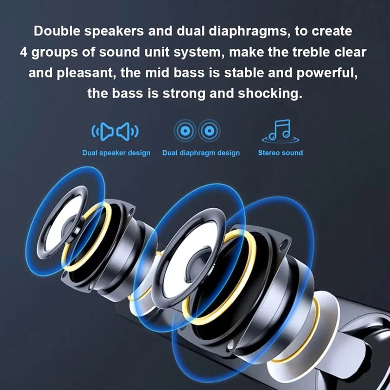 Wired Wireless Bluetooth Speaker Sound Box Bar Soundbar Computer PC TV Laptop Desktop Music Portable Caixa De Som Audio System