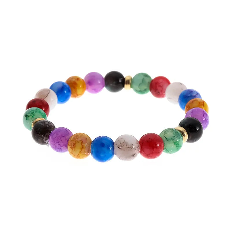 7 Chakra Healing Crystal Bracelet - Enhances Balance & Energy - Perfect for Yoga, Meditation, and Daily Wear - Ideal Gift for We