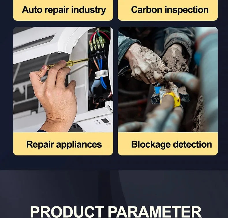 Articulating Inspection Camera with LCD Screen