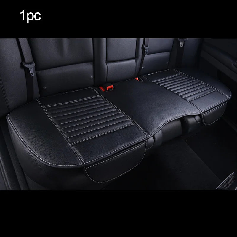SEAMETAL Four Season Car Seat Cover PU Leather Seat Cushion Universal Breathable Seats Cover Protector Pad Interior Accessories