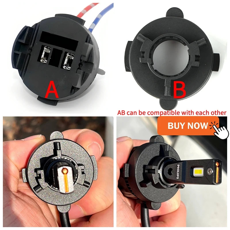 Philips Ultinon Rally 3551 LED H4 H7 H11 HB3/4 9006 9005 HIR2 Car Headlight 6500K White Max Power 50W Max Lumen 4500lm LED Bulb