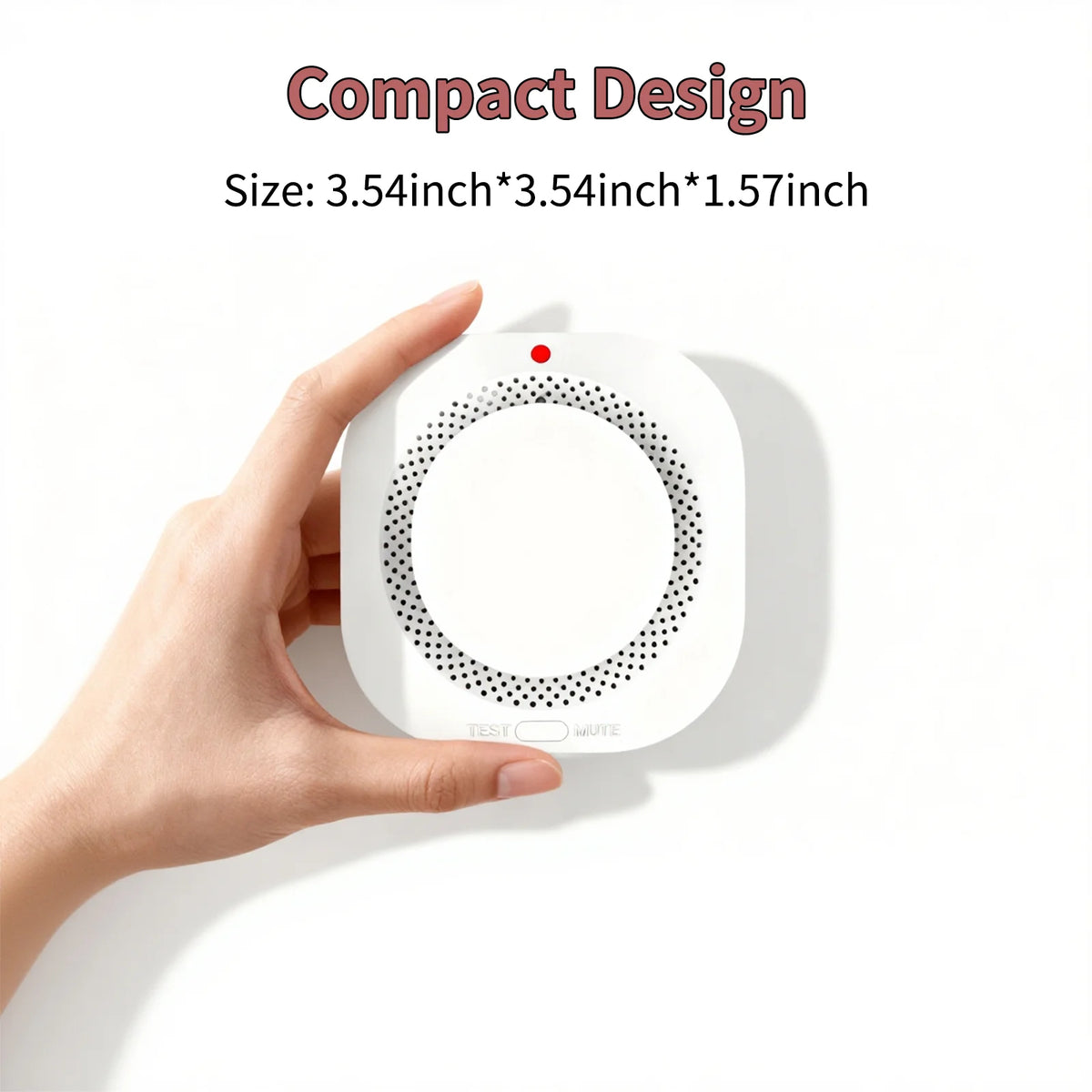 Zigbee Smart Smoke Detector with App Alerts
