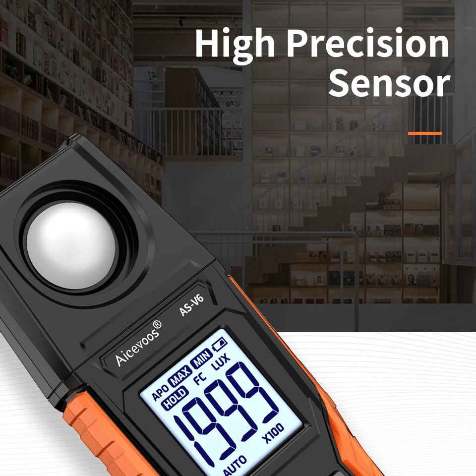 AS-V6 Handheld Digital Illuminance Meter