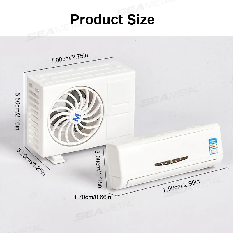 SEAMETAL 2Pcs Car Air Freshener Natural Fragrance Scents Diffuser Funny Ornaments Solar Rotation Air Vent Essential Oil Diffuser