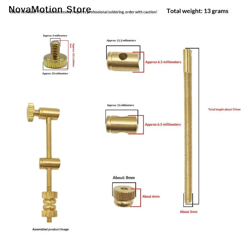 Převodová tyč pro ladění trombonu
