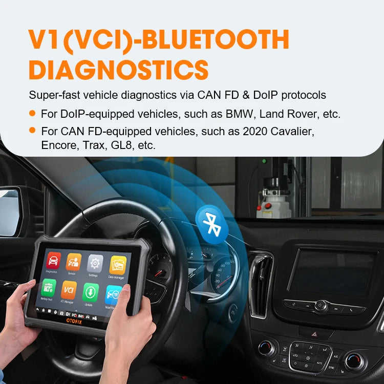 OTOFIX D1 LITE OBD2 σαρωτής εργαλείο διάγνωσης αυτοκινήτου Bluetooth ασύρματο αμφίδρομο έλεγχο OBD εργαλείο σάρωσης αυτοκινήτου ενεργή δοκιμή