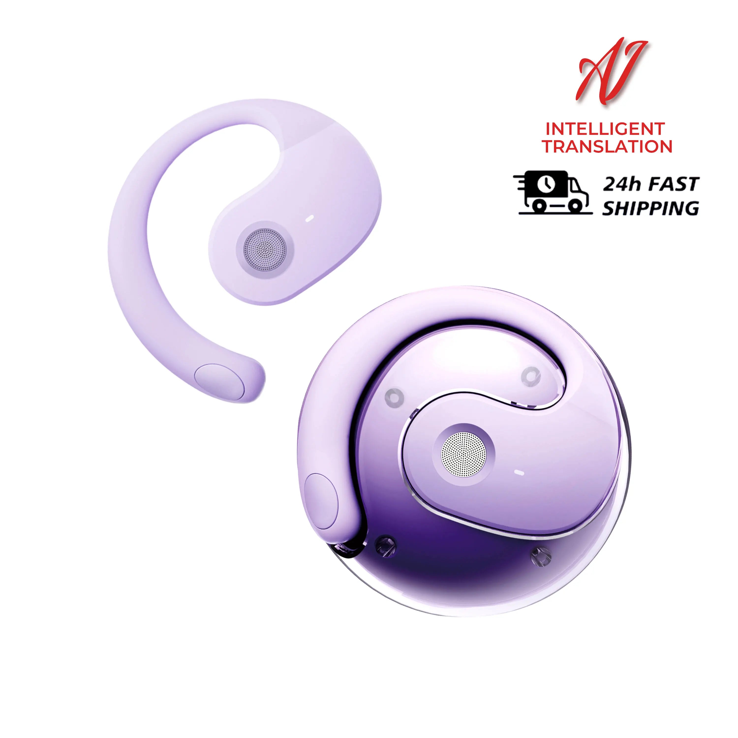 144 Language Translation Wireless Headphones Smart Waterproof Ai Real-time Translator Bluetooth 5.4 Earbuds Business Earphone