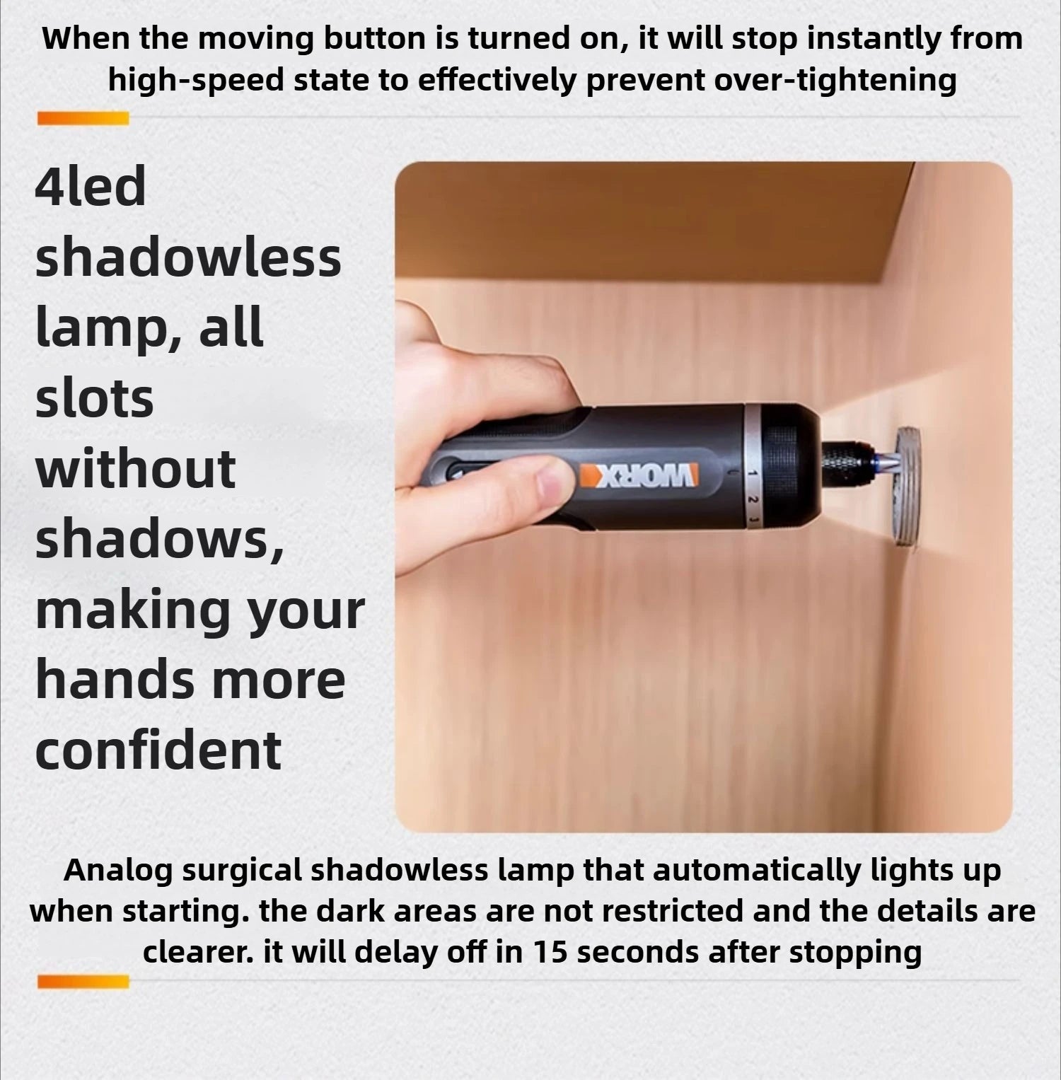 WORX 4V Electric Screwdrivers Set Automatic All-in-one Wireless Precision Screwdriver Household Hand Power Tools WX240 WX242