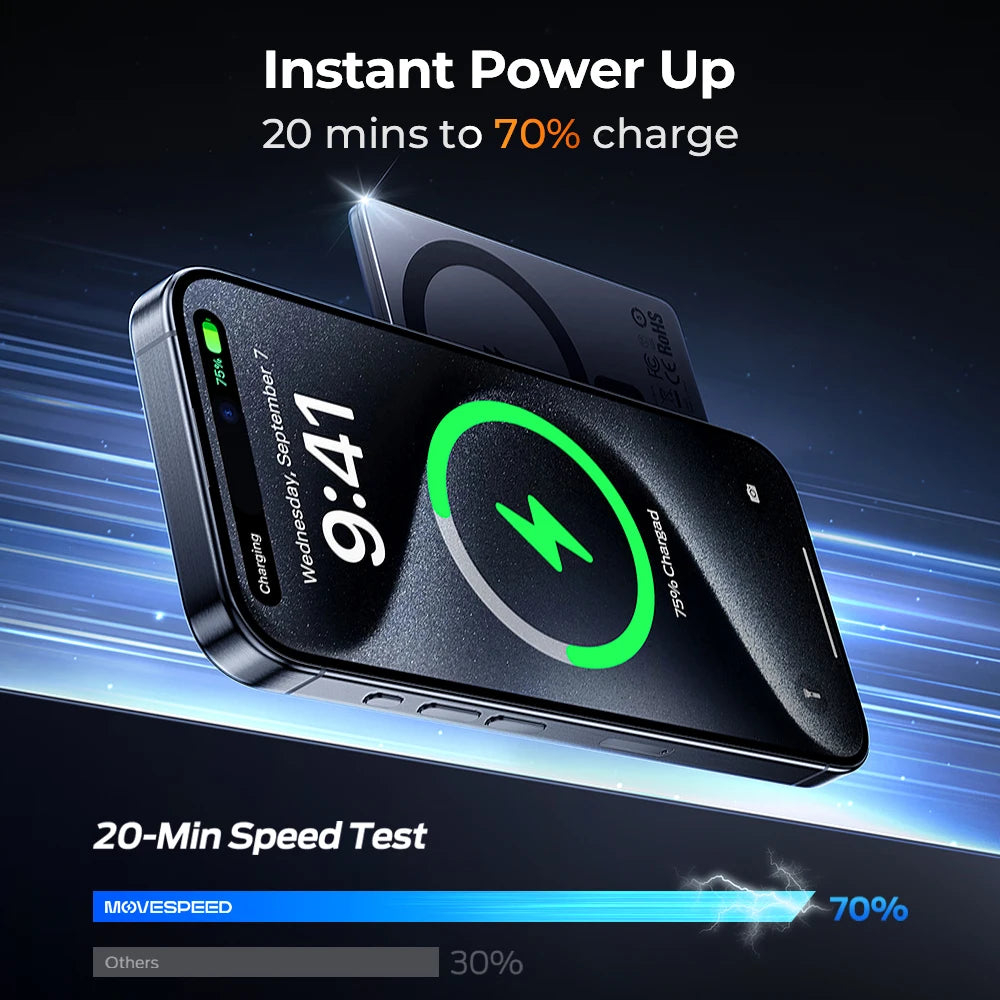 MOVESPEED S05 Slim Magnetic Power Bank 5000mAh