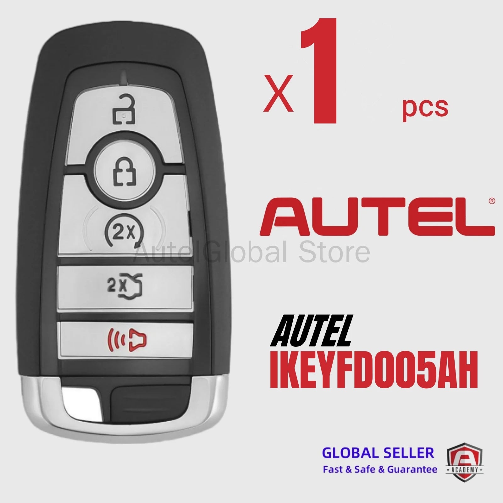 Autel IKEY FD005AH 5 Button Smart Key 868/902 MHz