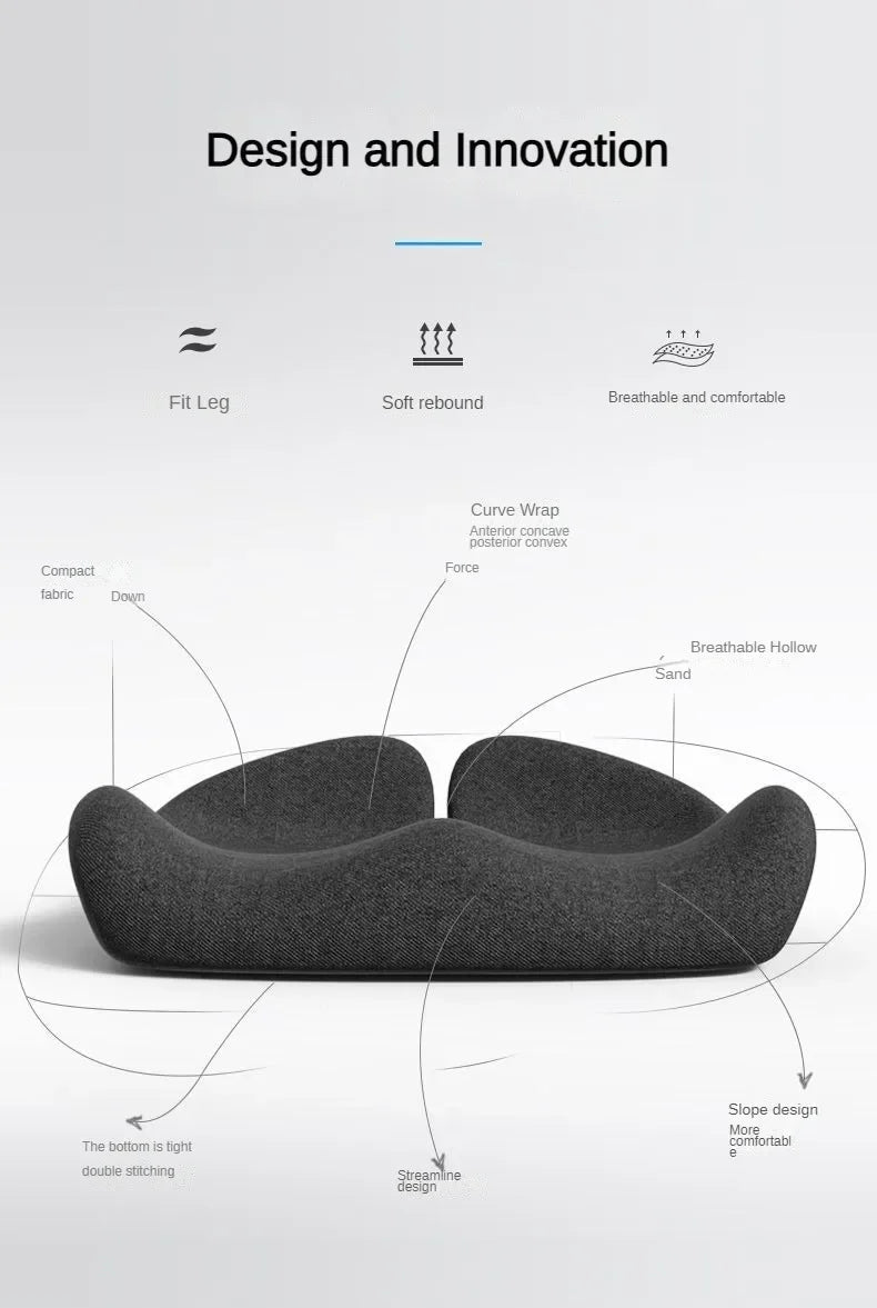 Tailbone Sciatica Back Pain Relief Comfort Office Chair Car Seat Cushion Non-Slip Orthopedic Memory Foam Coccyx Cushion