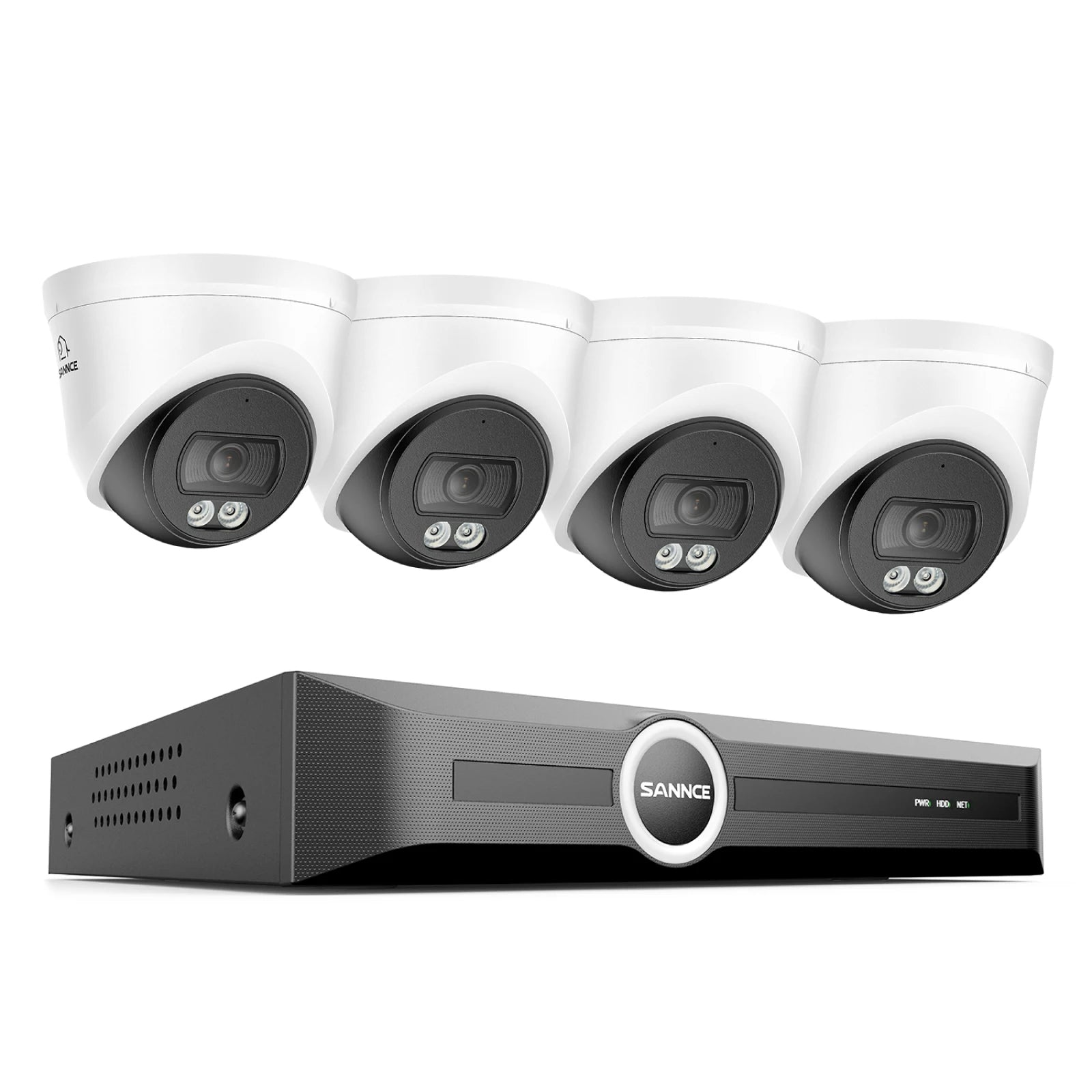 8MP 4K PoE Security Camera System with AI Detection