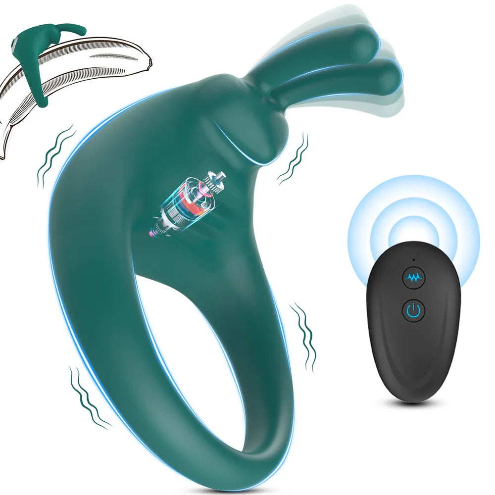 Remote Control Vibrating Ring for Couples Stimulation and Control