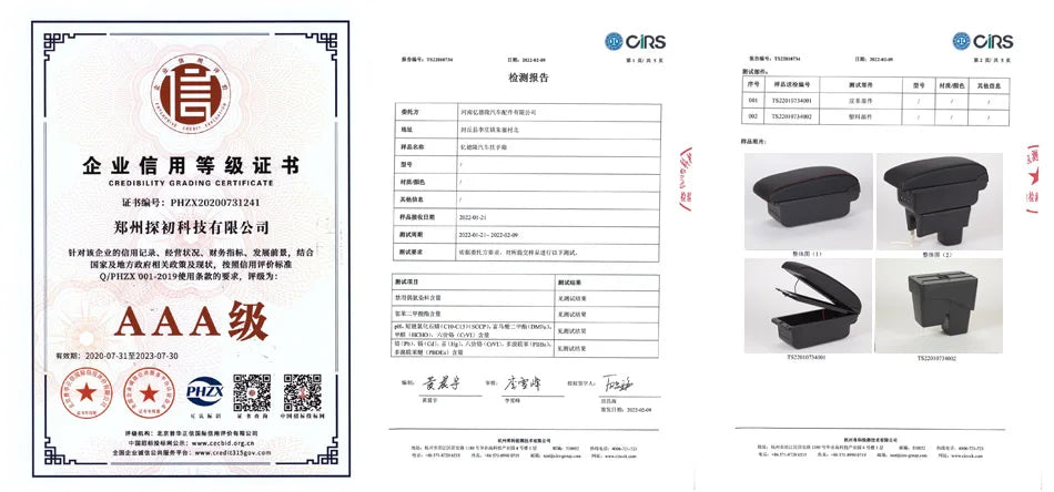 Universaali auton käsinoja säilytystilalla ja valinnaisilla USB-porteilla