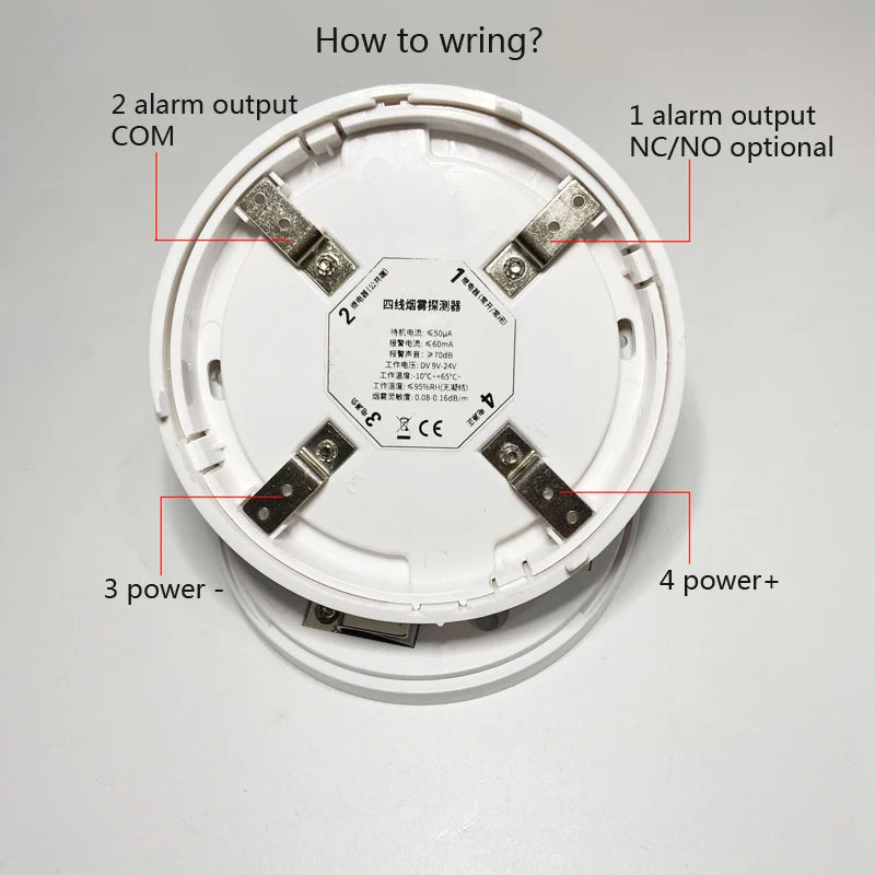 Wire Heat Detector 9-24V DC with NC/NO Relay Output