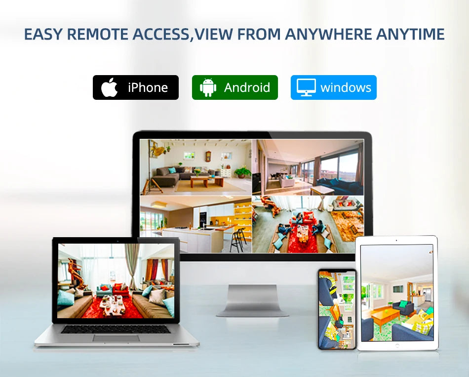 MISECU Kablosuz Dış Mekan Güvenlik Kamerası 5MP Renkli Gece Görüşlü