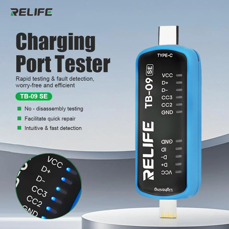 Testeur de port de charge TB-09 SE pour téléphone